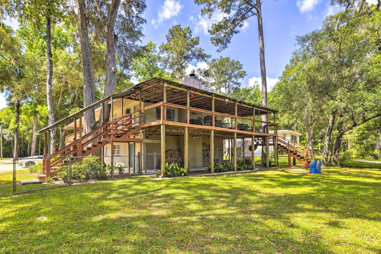 Charming Abode With Dock On The Suwannee River Bell Ngoại thất bức ảnh