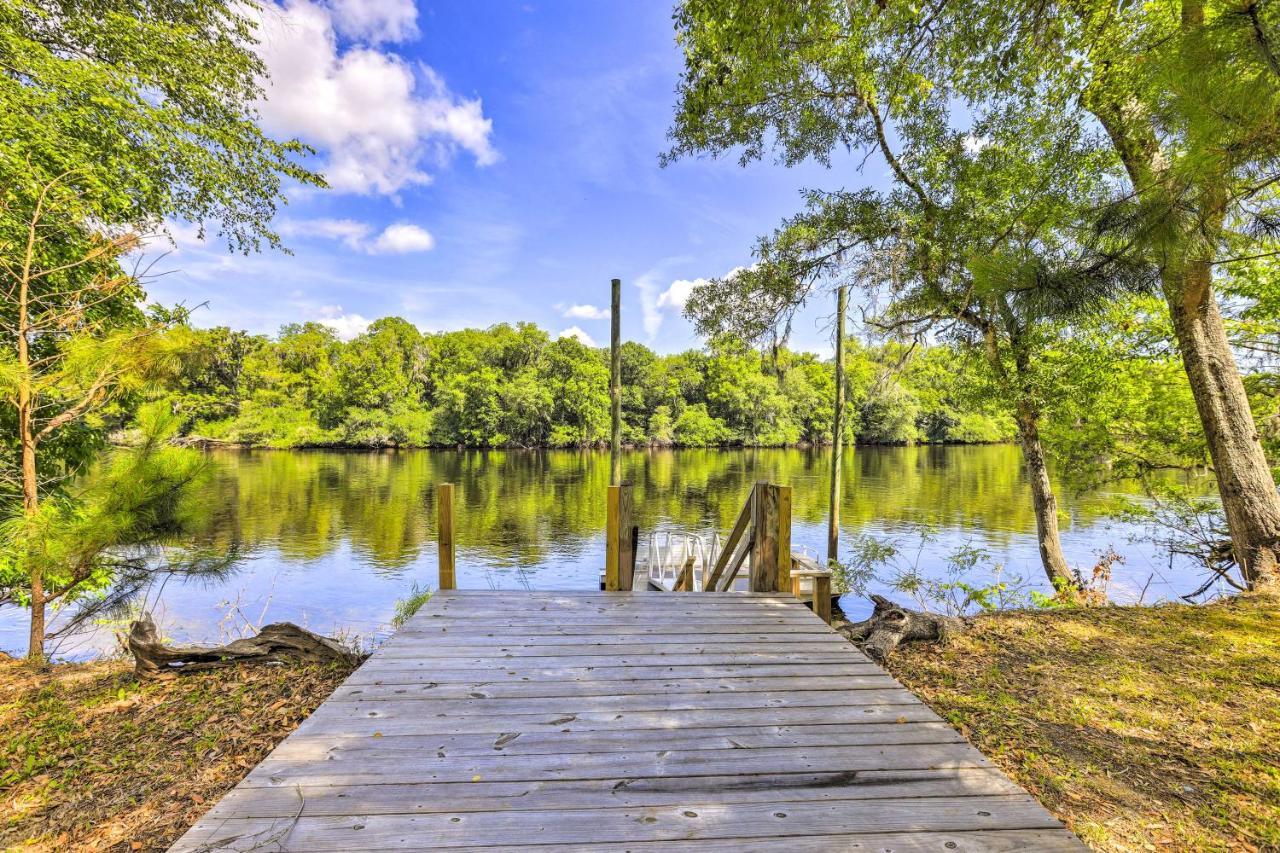 Charming Abode With Dock On The Suwannee River Bell Ngoại thất bức ảnh