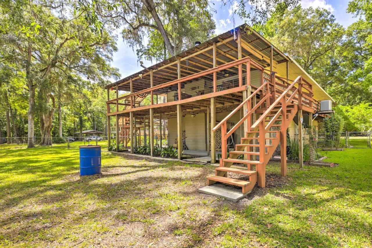 Charming Abode With Dock On The Suwannee River Bell Ngoại thất bức ảnh