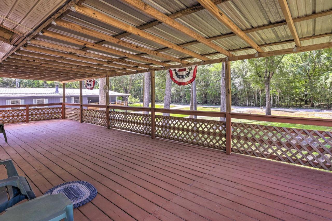 Charming Abode With Dock On The Suwannee River Bell Ngoại thất bức ảnh